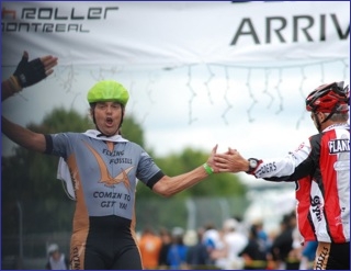 Cale Carvel finishes Montreal 24hrs Inline for Flying Fossil team