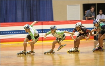 Skaters at Indoor Nationals