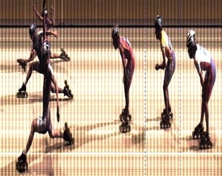 Photo Finish in 5000-meter relay