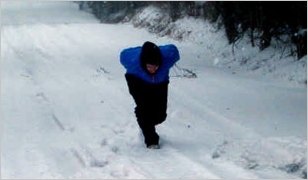Pat Creveling Low Walks in Snow