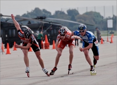 Final sprint at the 2007 Race on the Base