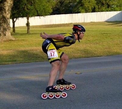 Joey Mantia ahead at the Texas Road Rash.