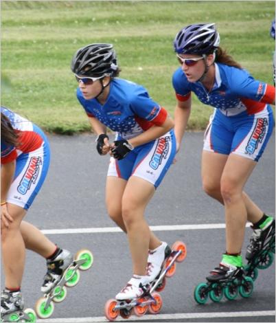 Morgane Echardour during a race