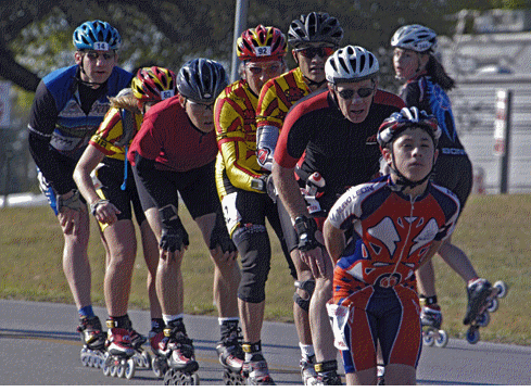 Mexico boy leads paceline at Texas Road Rash