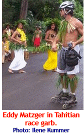 photo of Eddy Matzger at the Tahiti Marathon