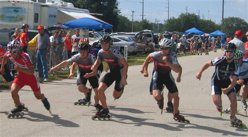 Start of the 1500 meters, 2006 Tampa Classic Invitational