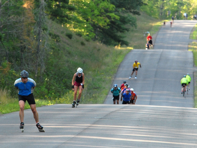 Rolling Hills and Skaters