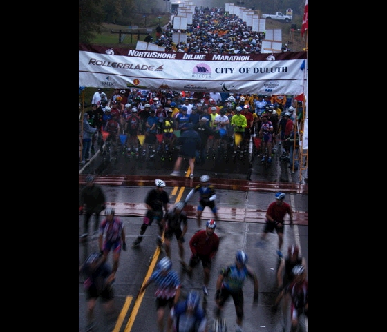 Start of Northshore Marathon