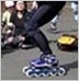 skater knee bend