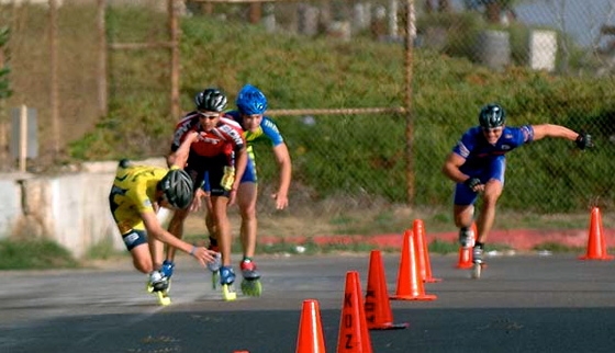 Silver Strand Half Marathon - sprint finish