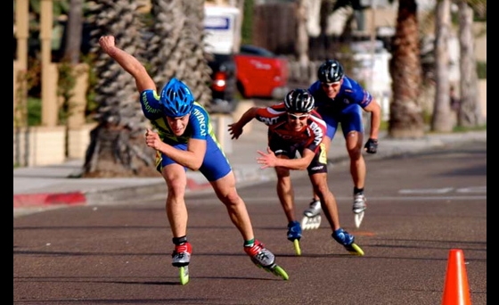 Silver Strand Half Marathon - sprint finish